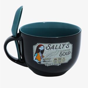 NEW Disney The Nightmare Before Christmas Sally’s Soup Mug Bowl w/ Spoon